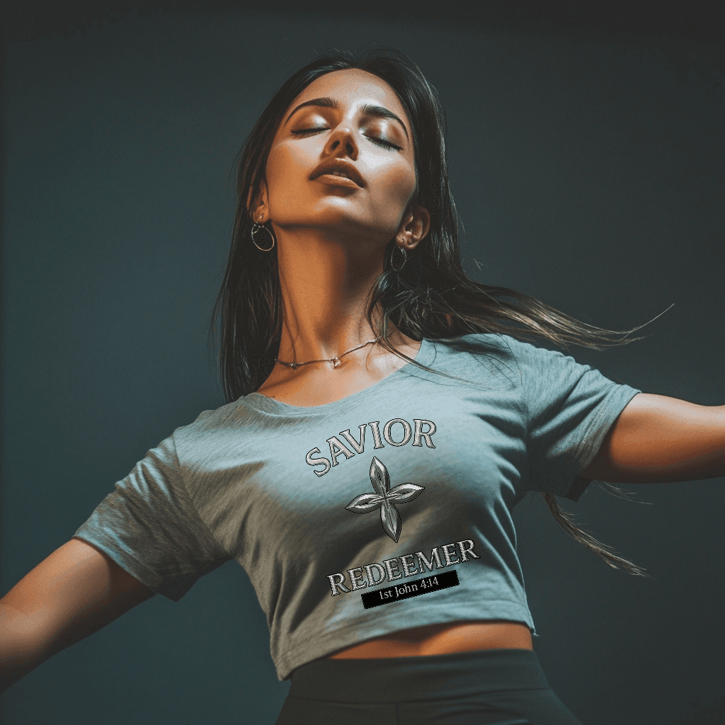 Savior Collection, faith-based apparel, Christian clothing, Redeemer fashion, 1 John 4:14, Christian streetwear, faith and fashion brand, Love Faith Lifestyle