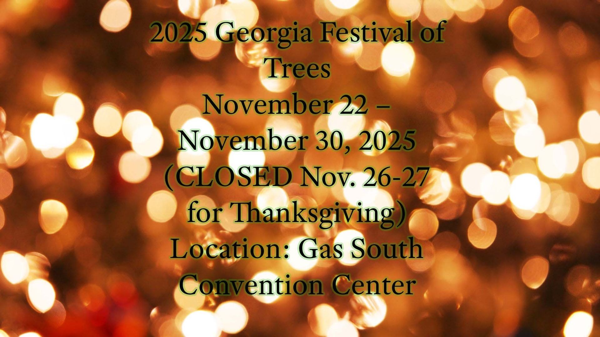 2025 Georgia Festival of Trees